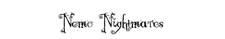 Nemo Nightmares font preview