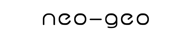 neo-geo font preview