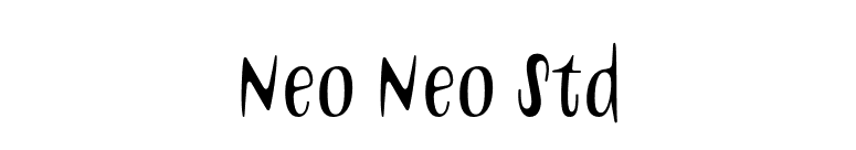 Neo Neo Std font preview