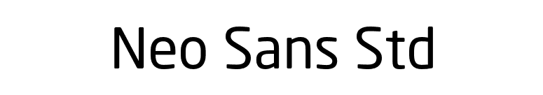 Neo Sans Std font preview