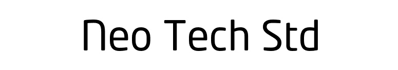 Neo Tech Std font preview