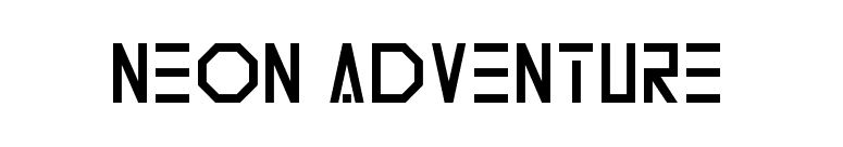 Neon Adventure
 font preview