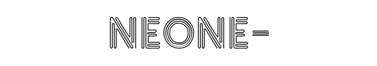 Neone- font preview