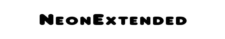 NeonExtended font preview