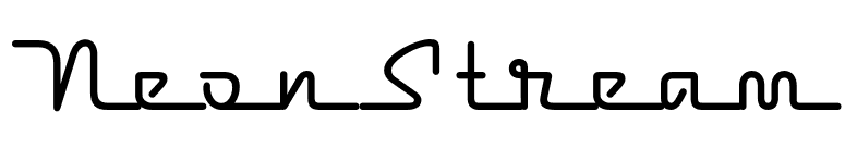 NeonStream font preview