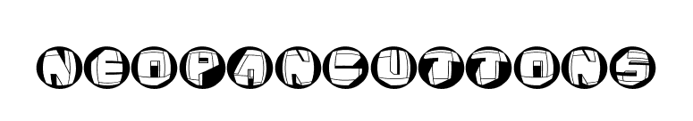 NeoPanButtons font preview