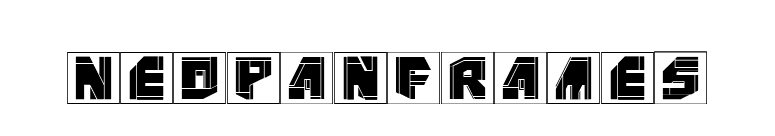 NeoPanFrames font preview