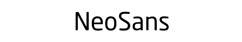 NeoSans font preview