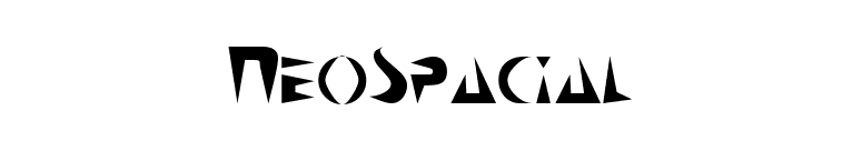 NeoSpacial font preview