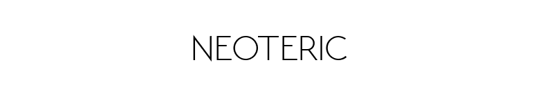 NEOTERIC font preview