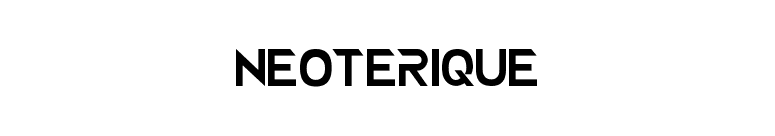 NEOTERIQUE font preview