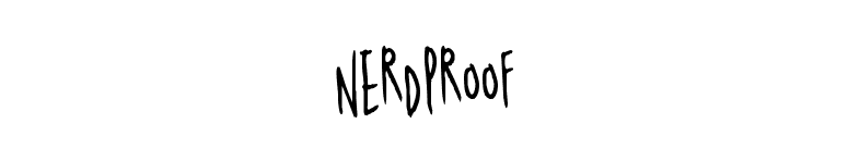 Nerdproof font preview