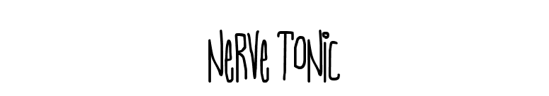 Nerve Tonic font preview