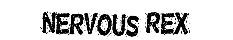 Nervous Rex font preview
