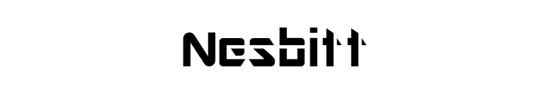 Nesbitt font preview
