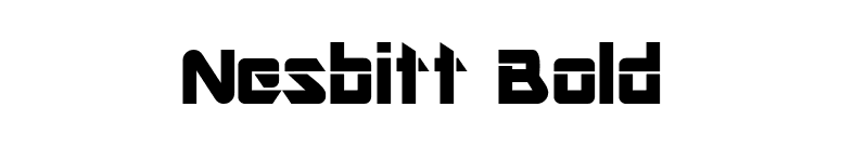 Nesbitt Bold font preview