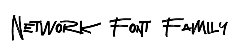 Network Font Family font preview