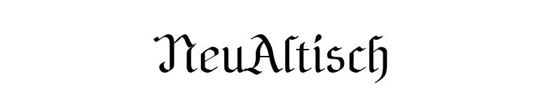 NeuAltisch font preview