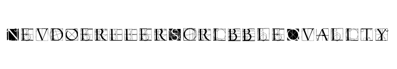 NeudoerfferScribbleQuality font preview