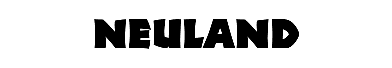Neuland font preview