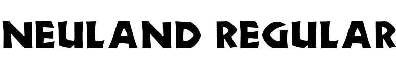 Neuland Regular font preview