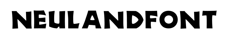 NeulandFont font preview