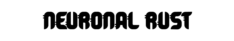 Neuronal Rust font preview