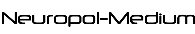 Neuropol-Medium font preview