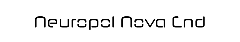Neuropol Nova Cnd font preview