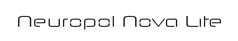 Neuropol Nova Lite font preview