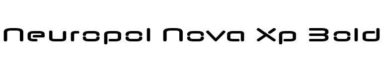 Neuropol Nova Xp Bold font preview