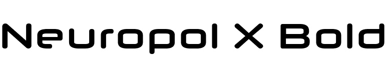 Neuropol X Bold font preview