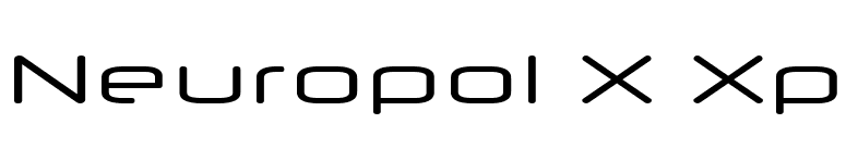 Neuropol X Xp font preview