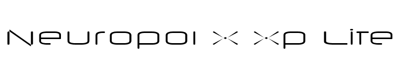 Neuropol X Xp Lite font preview