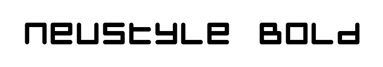 Neustyle Bold font preview