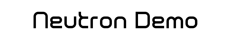 Neutron Demo font preview