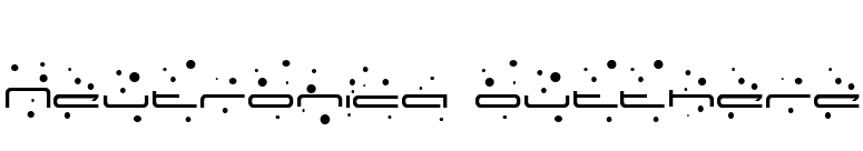 Neutronica outthere font preview