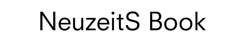 NeuzeitS Book font preview