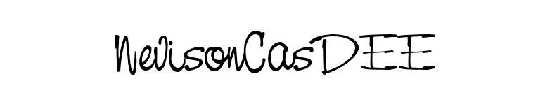 NevisonCasDEE font preview