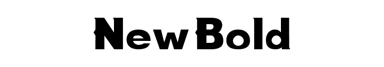 New Bold font preview
