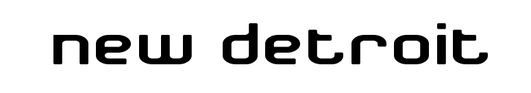 New Detroit font preview