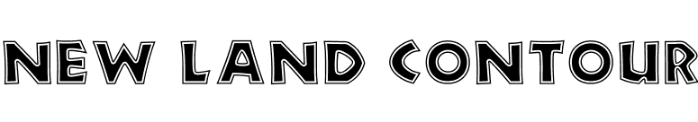 New Land Contour font preview
