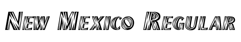 New Mexico Regular font preview