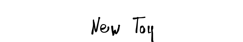 New Toy font preview