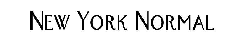 New York Normal font preview
