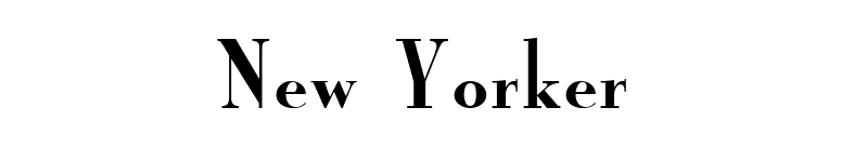 New Yorker font preview
