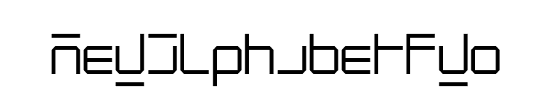 NewAlphabetTwo font preview