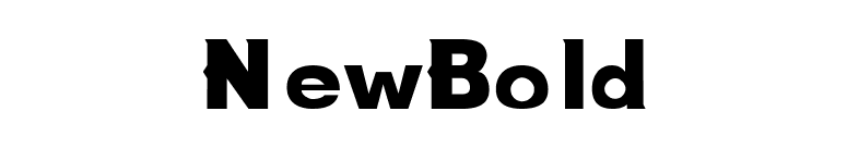 NewBold font preview