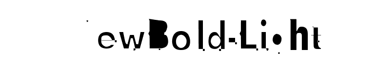 NewBold-Light font preview