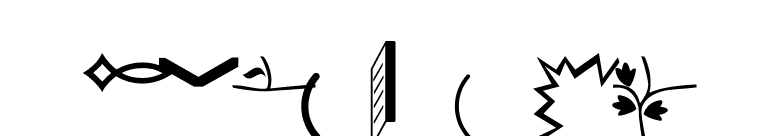 Newclips font preview